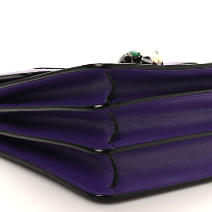 Bulgari Calfskin Serpenti Forever Top Handle Purple 14 of 17