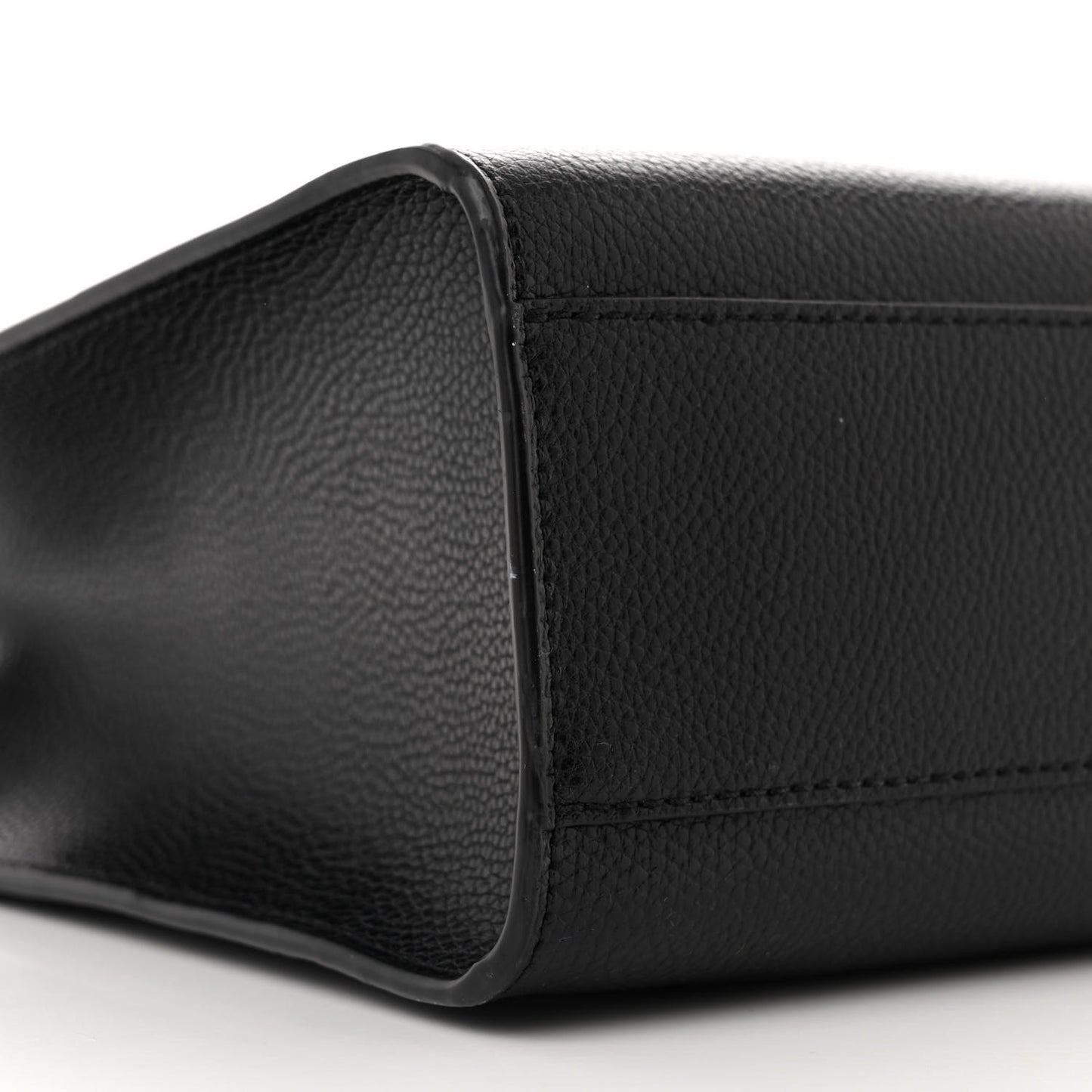 Calfskin Mini Grind Tote Bag Black