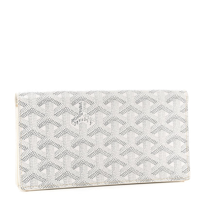 Goyard Goyardine Richelieu Wallet White 3 of 8