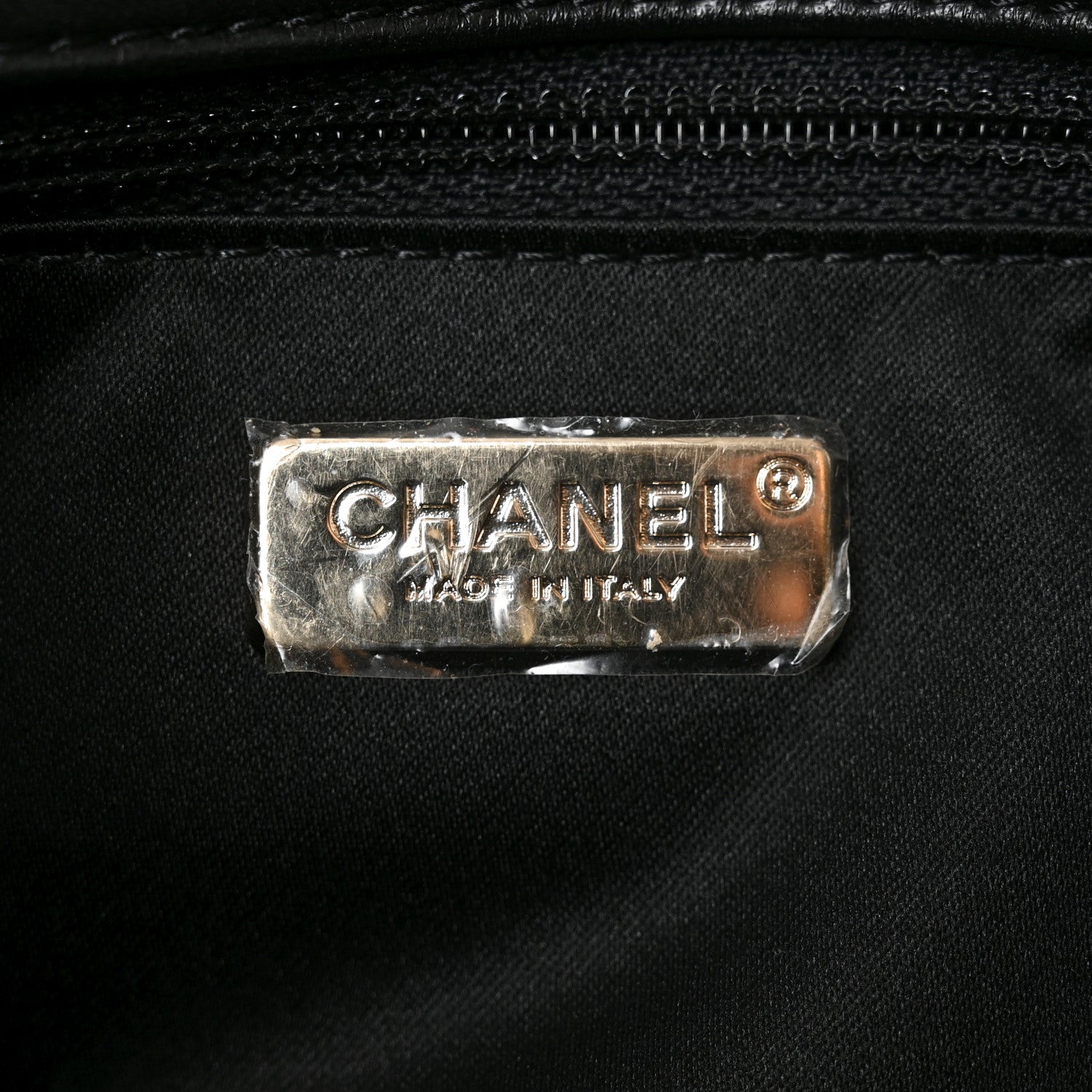 Chanel Lambskin Pearl On Flap Black 6 of 10