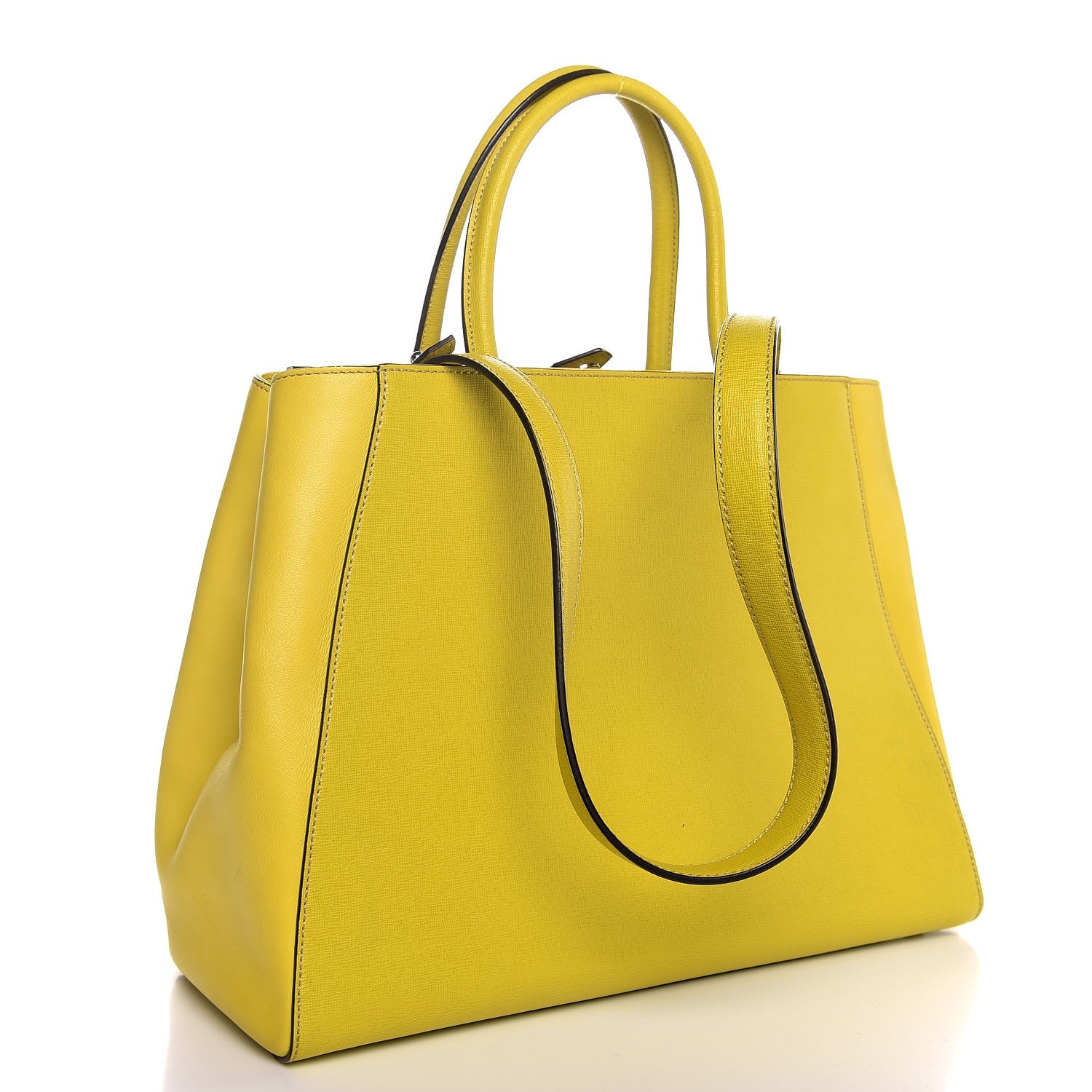 Fendi Vitello Elite Regular 2Jours Tote Cedro 4 of 12