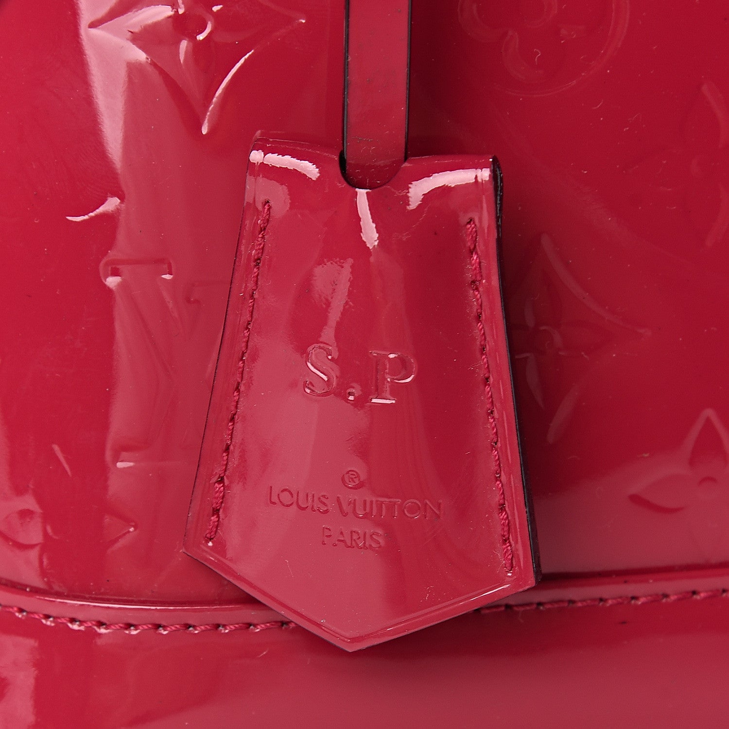 Louis Vuitton Vernis Alma BB Rose Indien 10 of 10