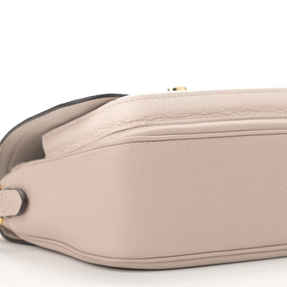 Louis Vuitton Grained Calfskin Lockme Tender Greige 8 of 9