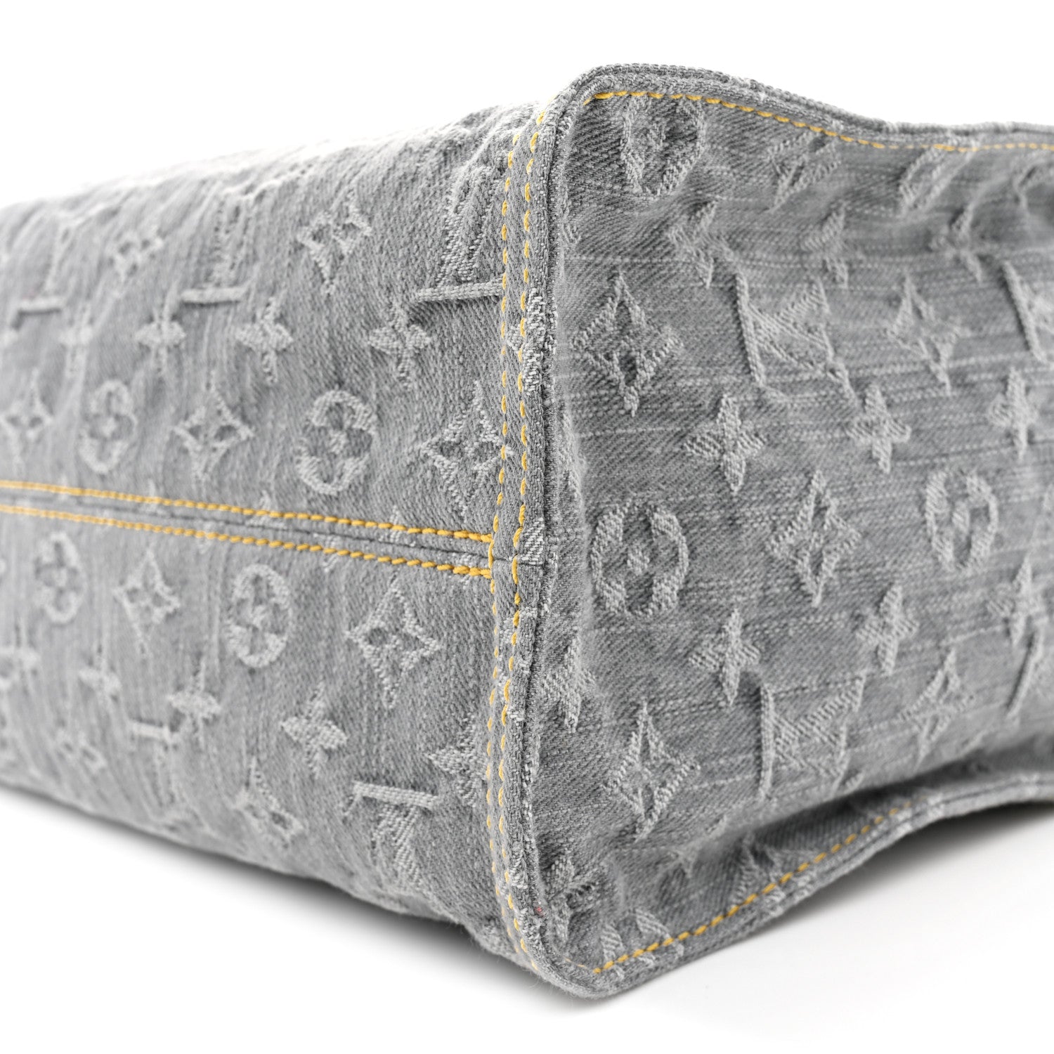Louis Vuitton Monogram Denim Onthego MM Washed Gray 9 of 10