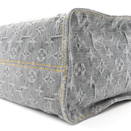 Louis Vuitton Monogram Denim Onthego MM Washed Gray 9 of 10