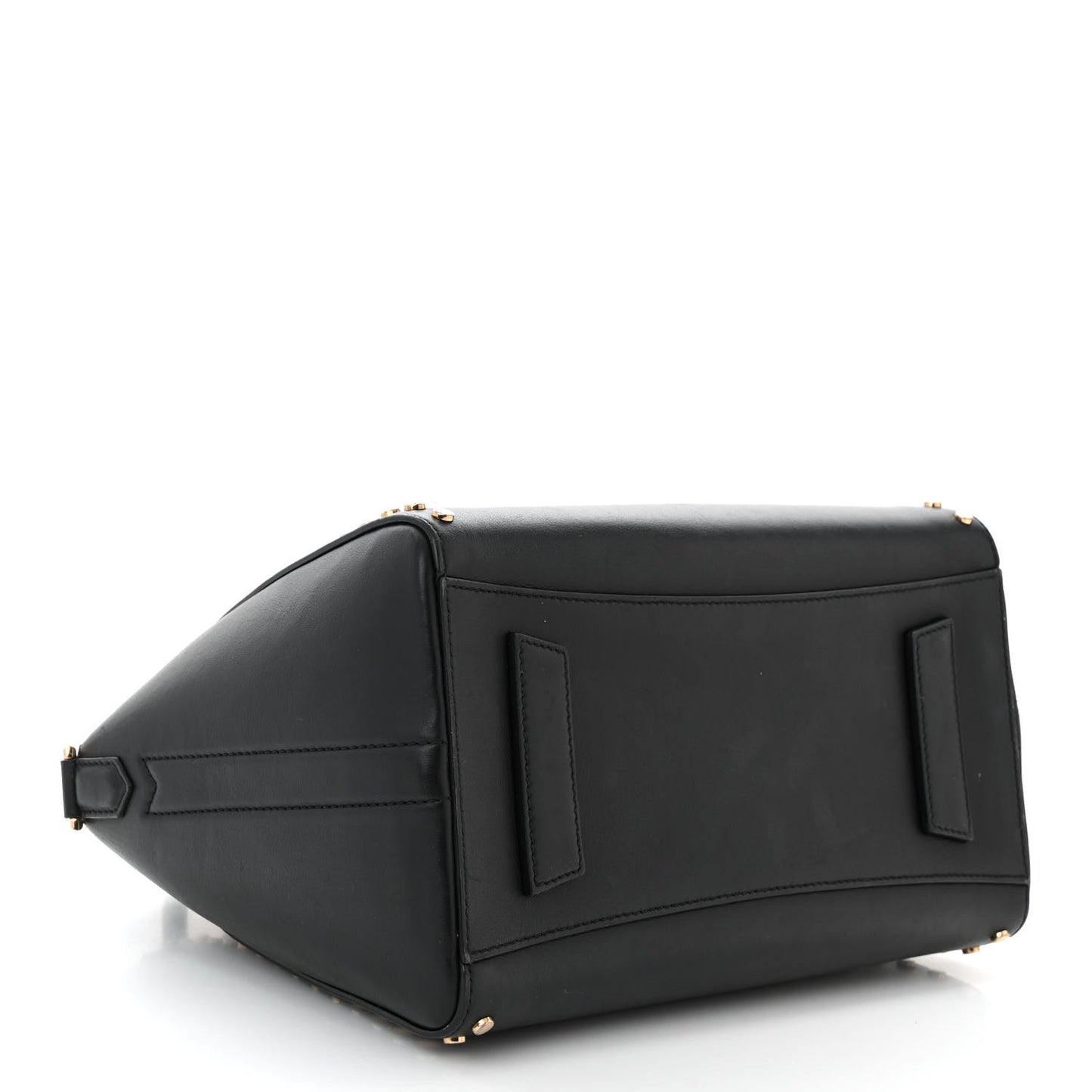 Smooth Calfskin Small Studded Antigona Black