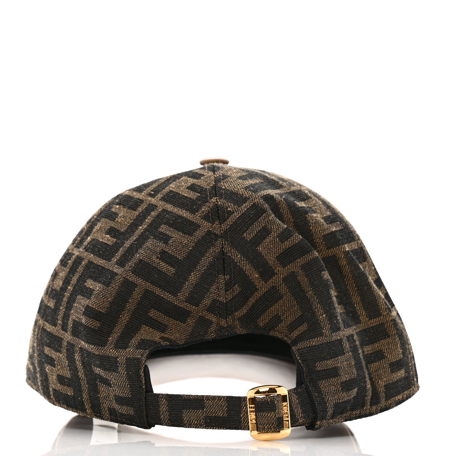 Fendi Canvas FF Reloaded Baseball Hat Tobacco Dark Brown 6 of 10