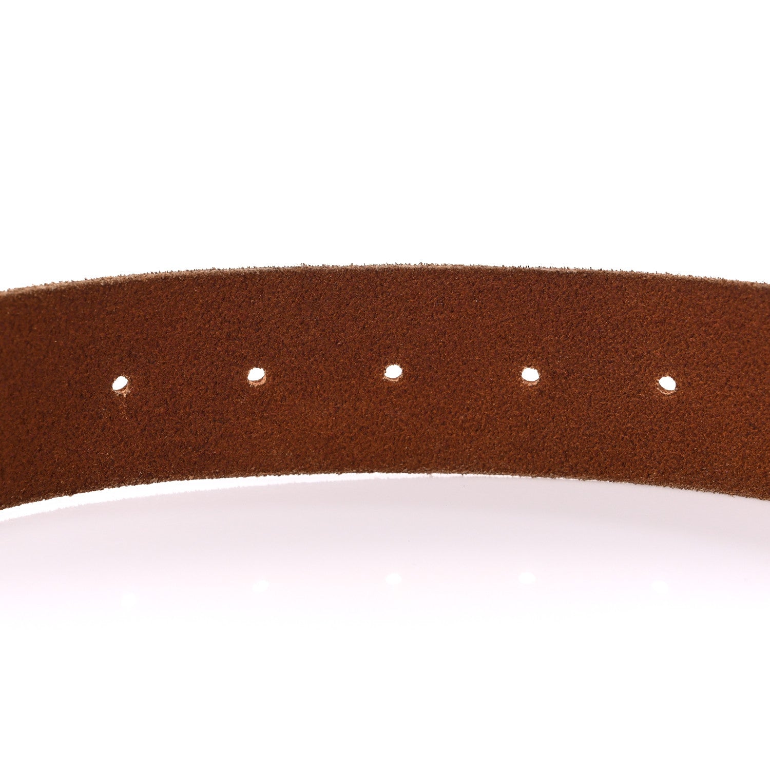 Gucci Cuoio Toscano Nickel Double Double G 40mm Belt 85 34 Cuir 4 of 9