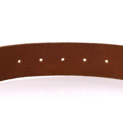 Gucci Cuoio Toscano Nickel Double Double G 40mm Belt 85 34 Cuir 4 of 9