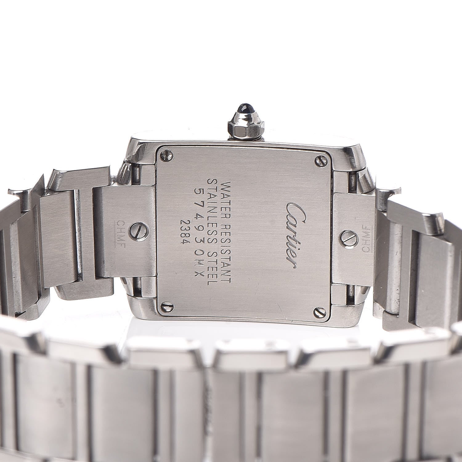 Cartier Stainless Steel 20mm Tank Francaise Quartz Watch 5 of 7