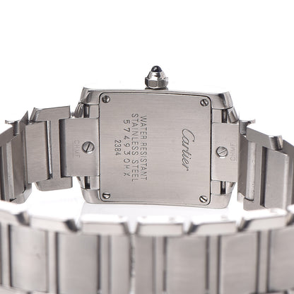 Cartier Stainless Steel 20mm Tank Francaise Quartz Watch 5 of 7