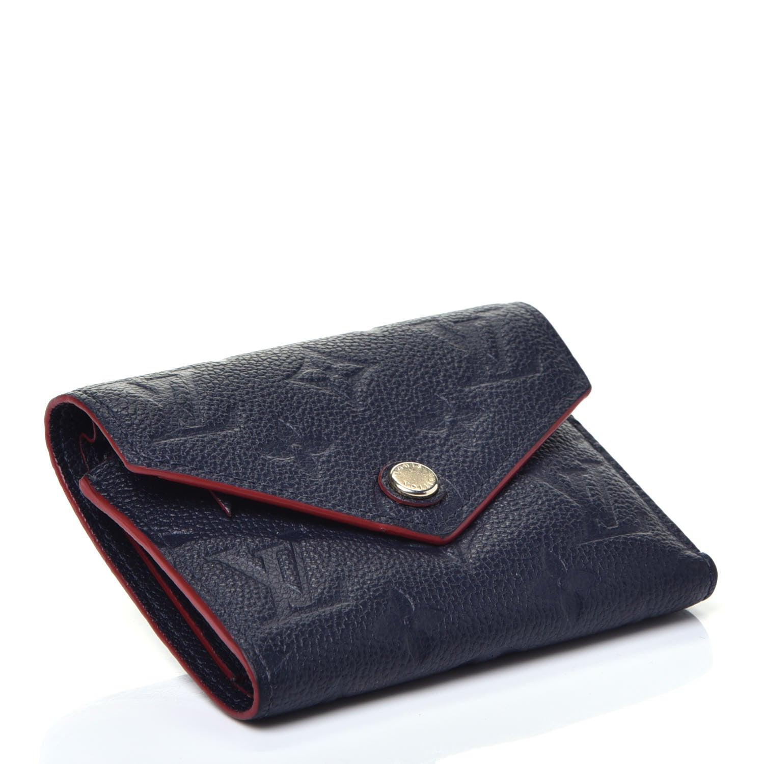 Louis Vuitton Empreinte Victorine Wallet Marine Rouge 4 of 7