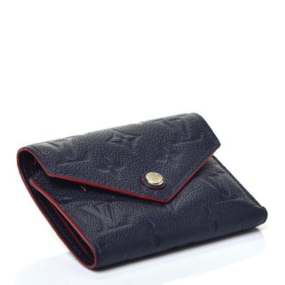 Louis Vuitton Empreinte Victorine Wallet Marine Rouge 4 of 7