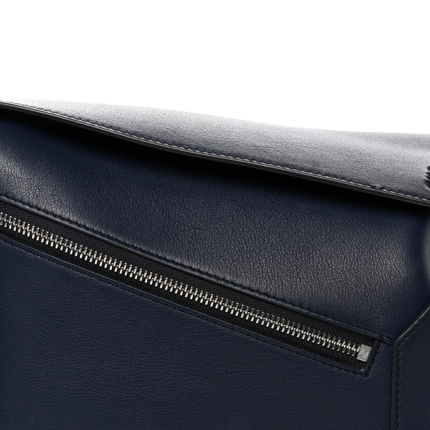 Loewe Calfskin Small Puzzle Edge Bumbag Navy Blue 8 of 12