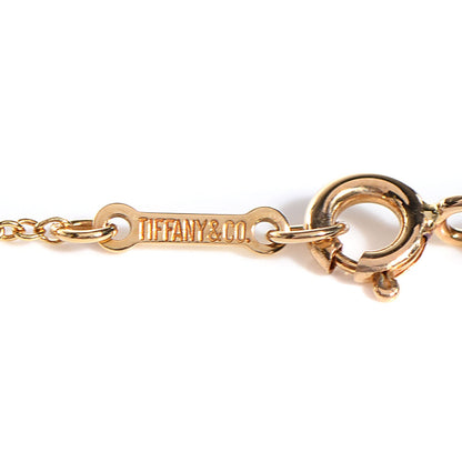 Tiffany 18K Yellow Gold 3 Station Diamonds by the Yard Necklace 5 of 7