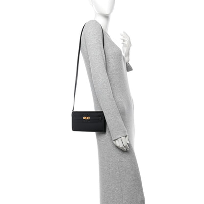 Hermes Box Kelly Wallet To Go Black 2 of 10