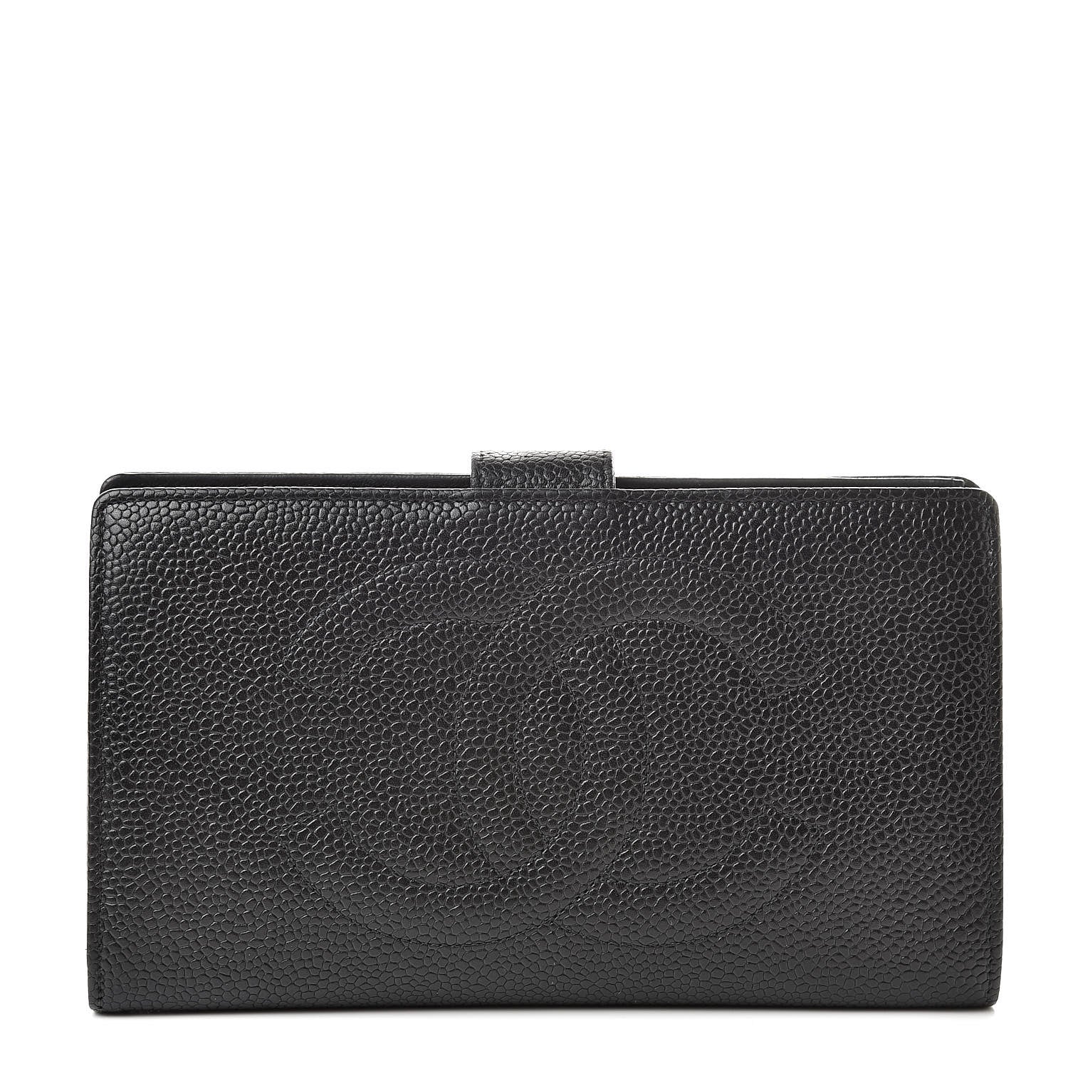Chanel Caviar Timeless CC French Wallet Black 1 of 14