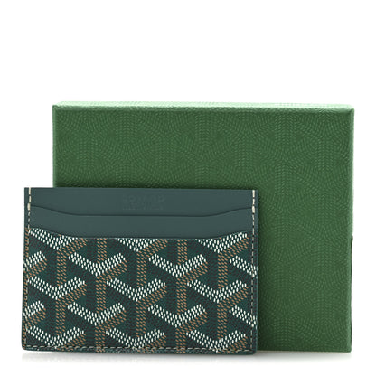 Goyard Goyardine Saint Sulpice Card Holder Green 8 of 8