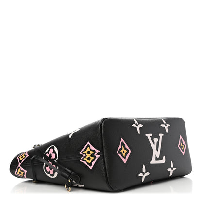 Louis Vuitton Monogram Giant Wild At Heart Neverfull MM Black 4 of 6