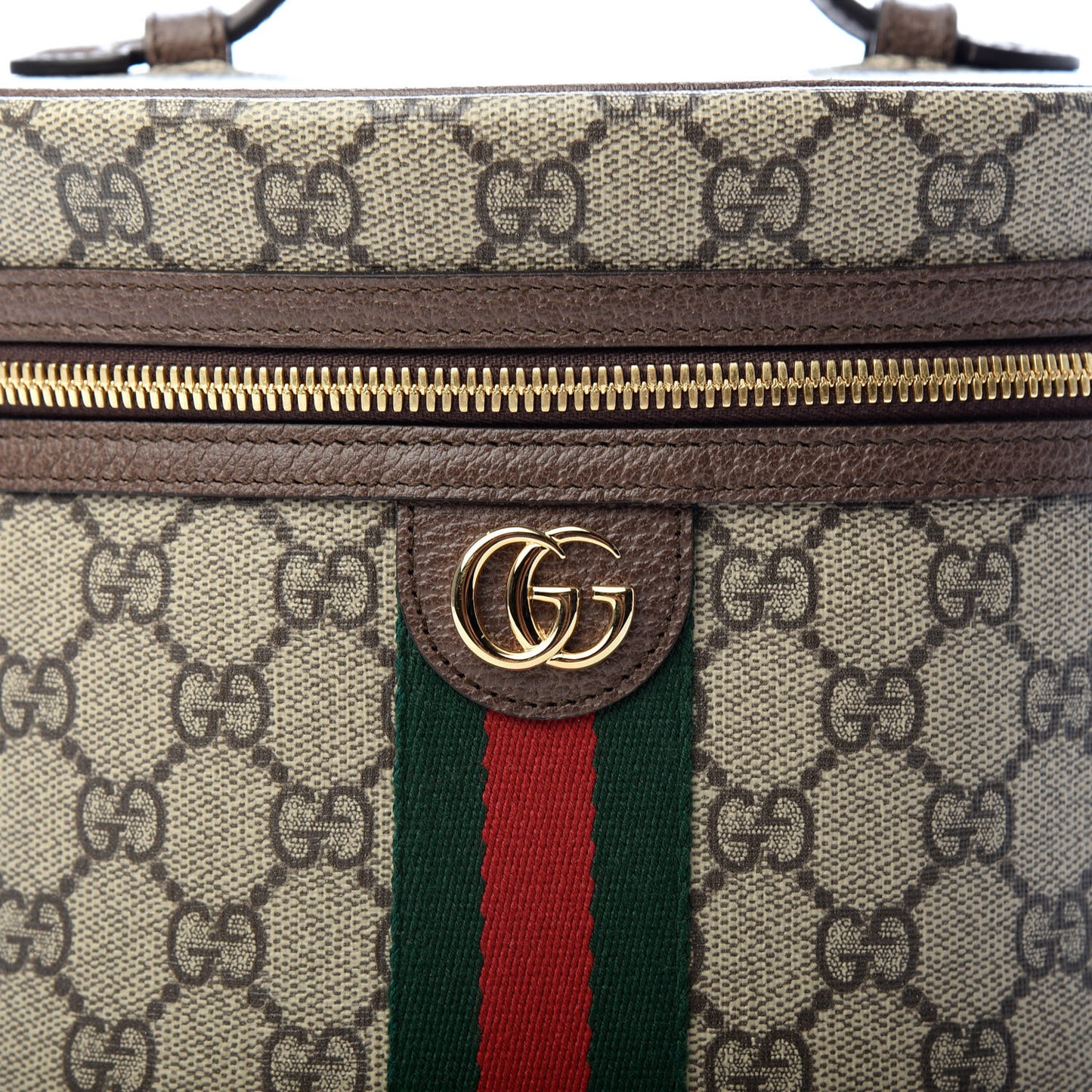 GG Supreme Monogram Ophidia Vanity Cosmetic Case