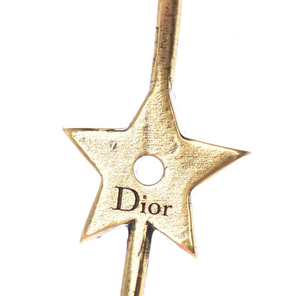 Christian Dior Metal J'Adior Hoop Earrings Aged Gold 3 of 4