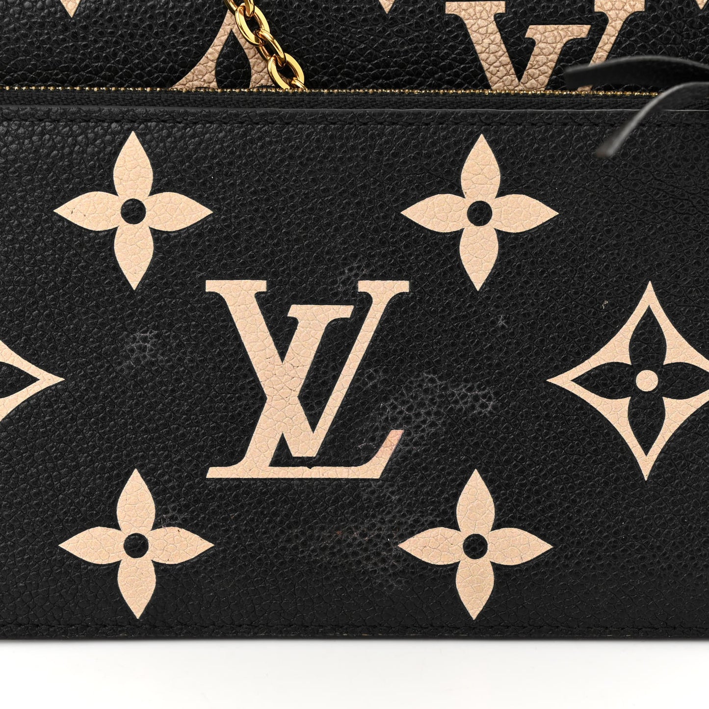 Empreinte Monogram Giant Felicie Pochette Black Beige