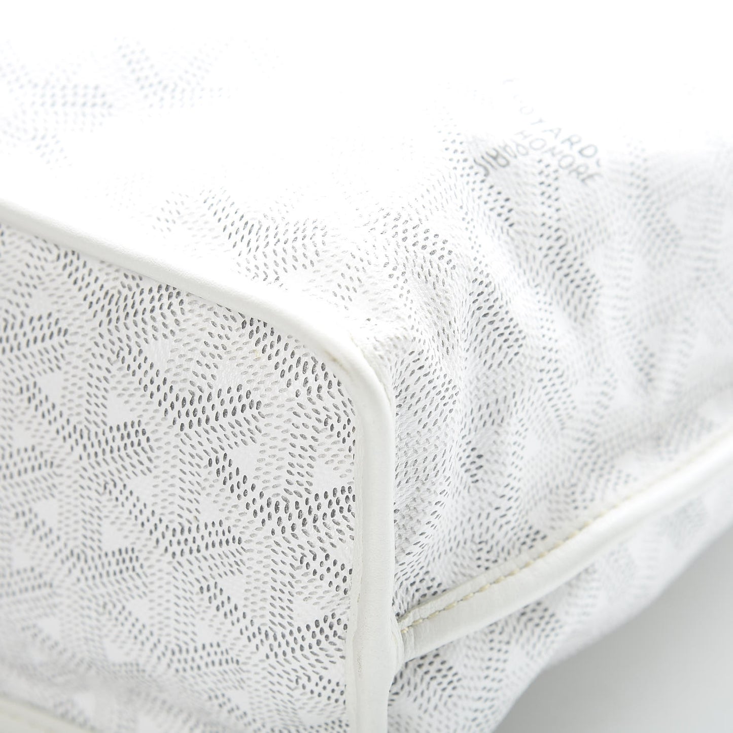 Goyardine Reversible Mini Anjou White