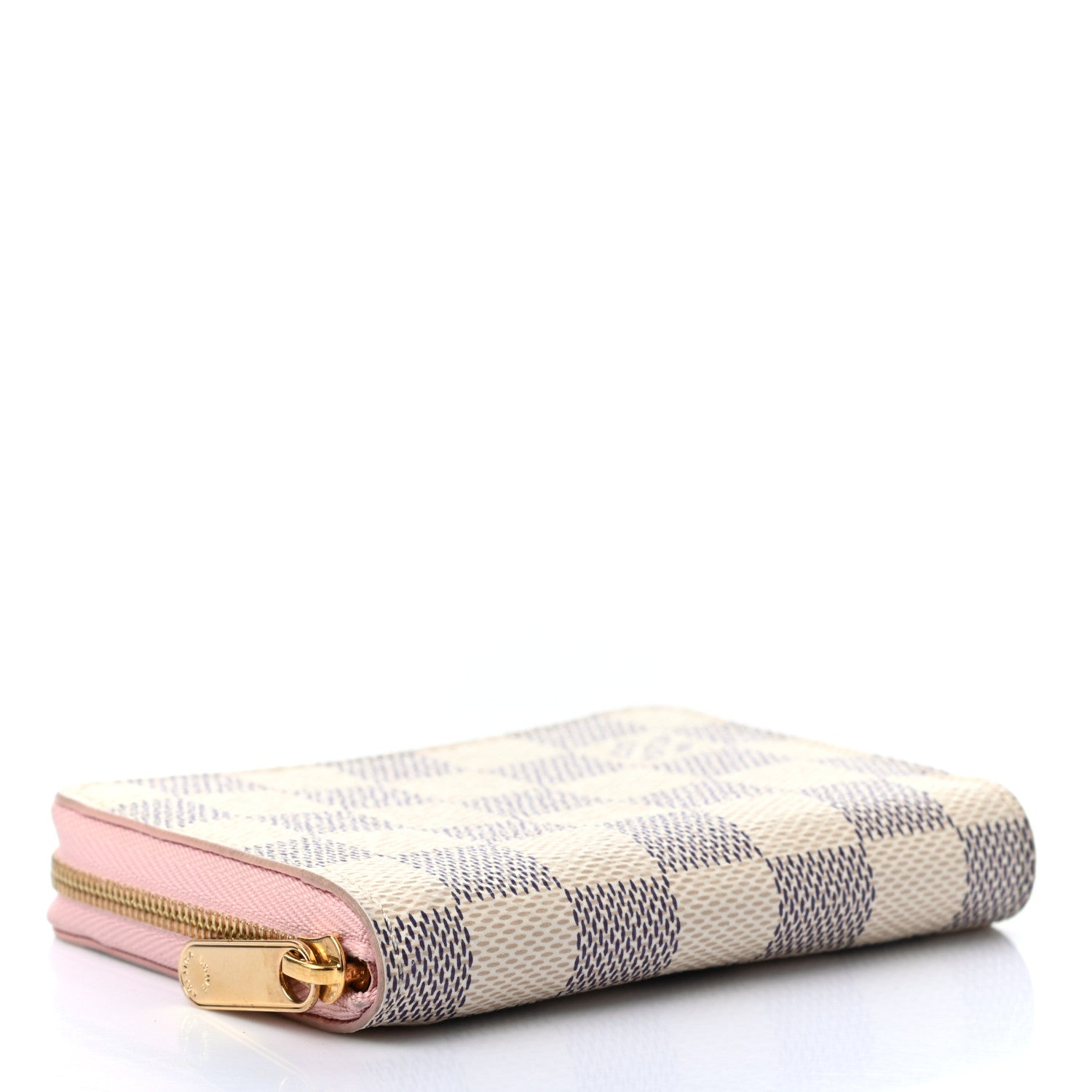 Louis Vuitton Damier Azur Zippy Coin Purse Rose Ballerine 4 of 7