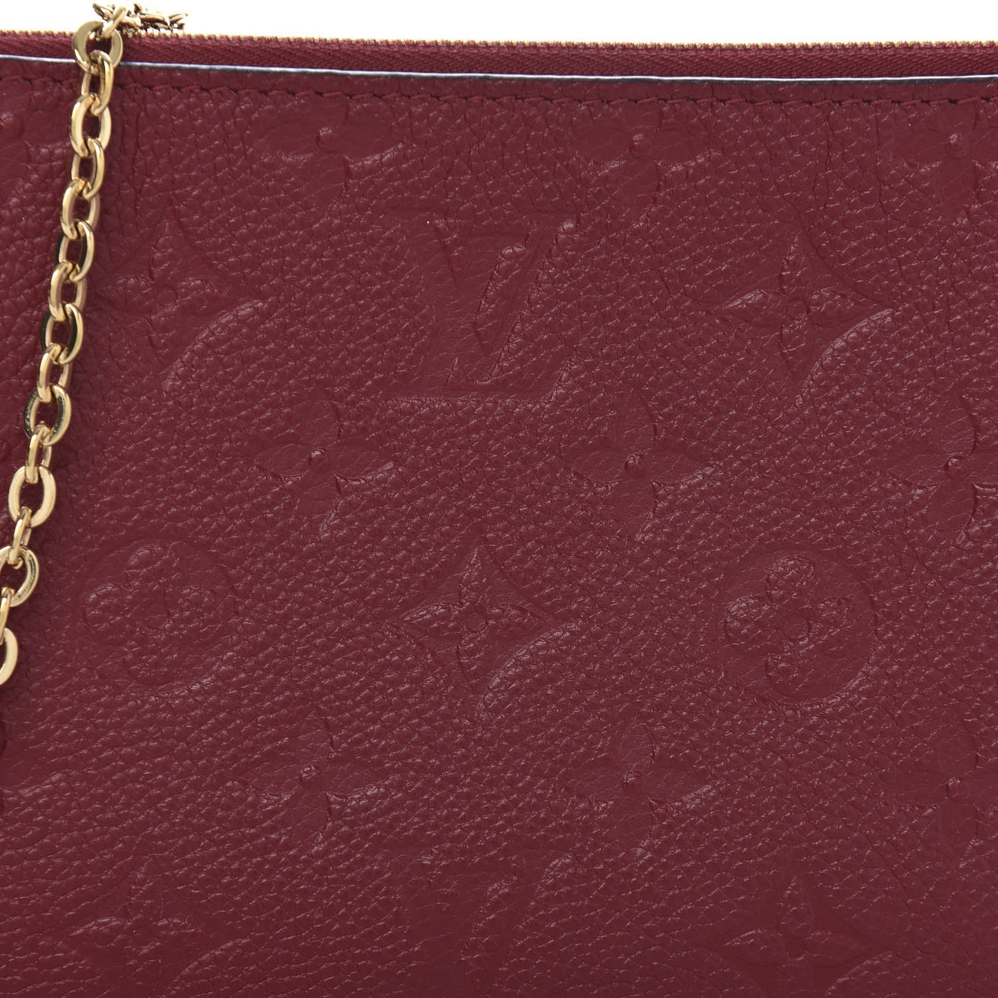 Empreinte Double Zip Pochette Cherry Berry