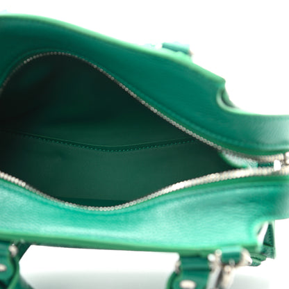 Balenciaga Grained Calfskin Neo Classic Silver Hardware Mini City Jade 5 of 10
