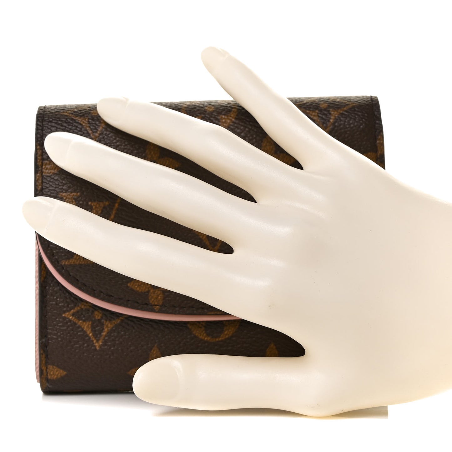Monogram Ariane Compact Wallet Rose Ballerine