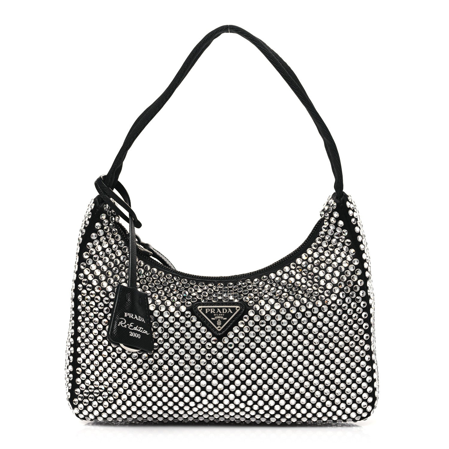 Prada Satin Crystal Mini Re-Edition 2000 Bag Cristal 1 of 9