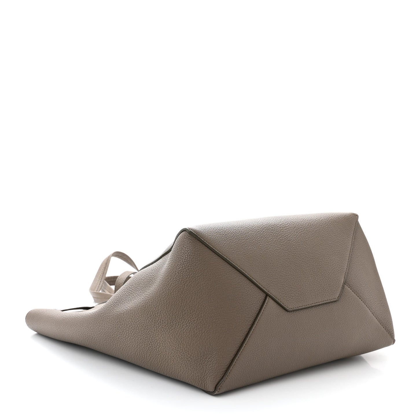 Soft Grained Calfskin Medium Belt Cabas Phantom Taupe