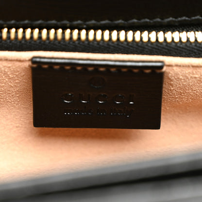 Gucci Azalea Calfskin Horsebit 1955 Shoulder Bag Black 6 of 10