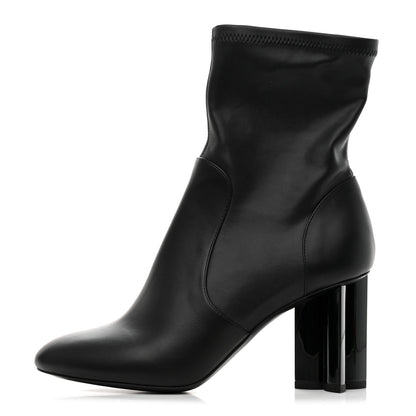 Louis Vuitton Calfskin Silhouette Ankle Boots 37.5 Black 1 of 8