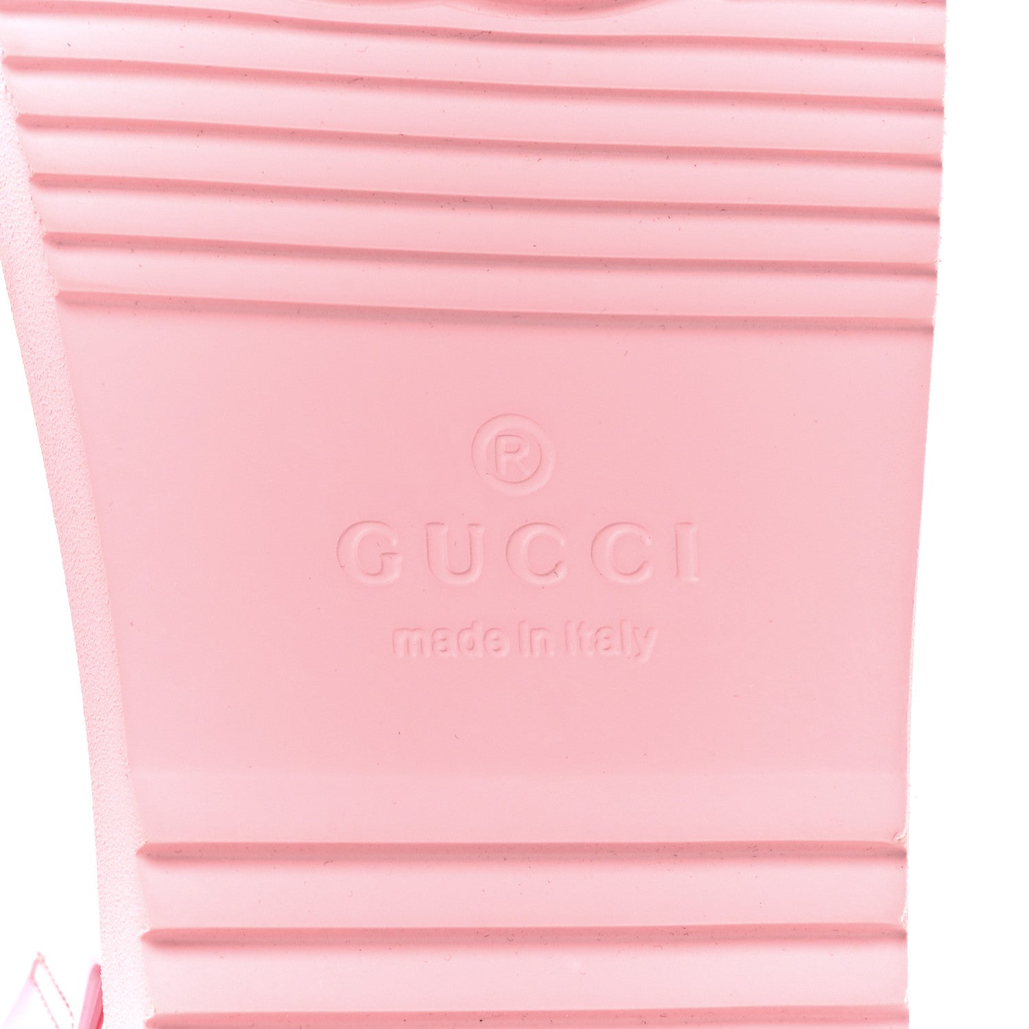 Gucci Rubber Mini Double G Womens Isla Dad Sandals 35 Wild Rose 6 of 9