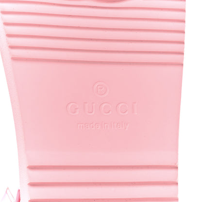 Gucci Rubber Mini Double G Womens Isla Dad Sandals 35 Wild Rose 6 of 9