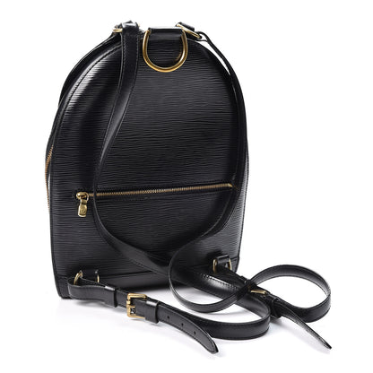 Louis Vuitton Epi Mabillon Backpack Black 2 of 10