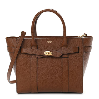 Mulberry Classic Grain Small Bayswater Zip Tote Oak 1 of 10
