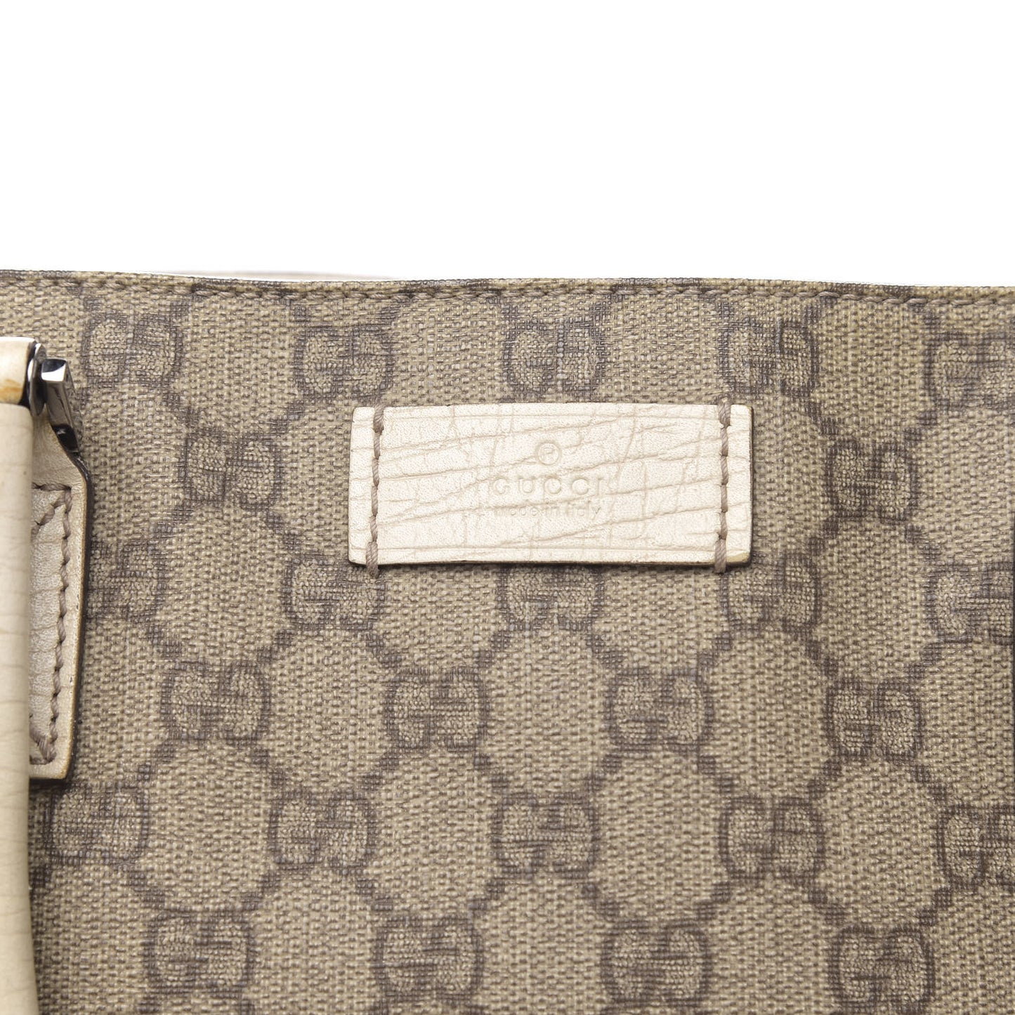 GG Plus Monogram Small Vertical Tote Off White