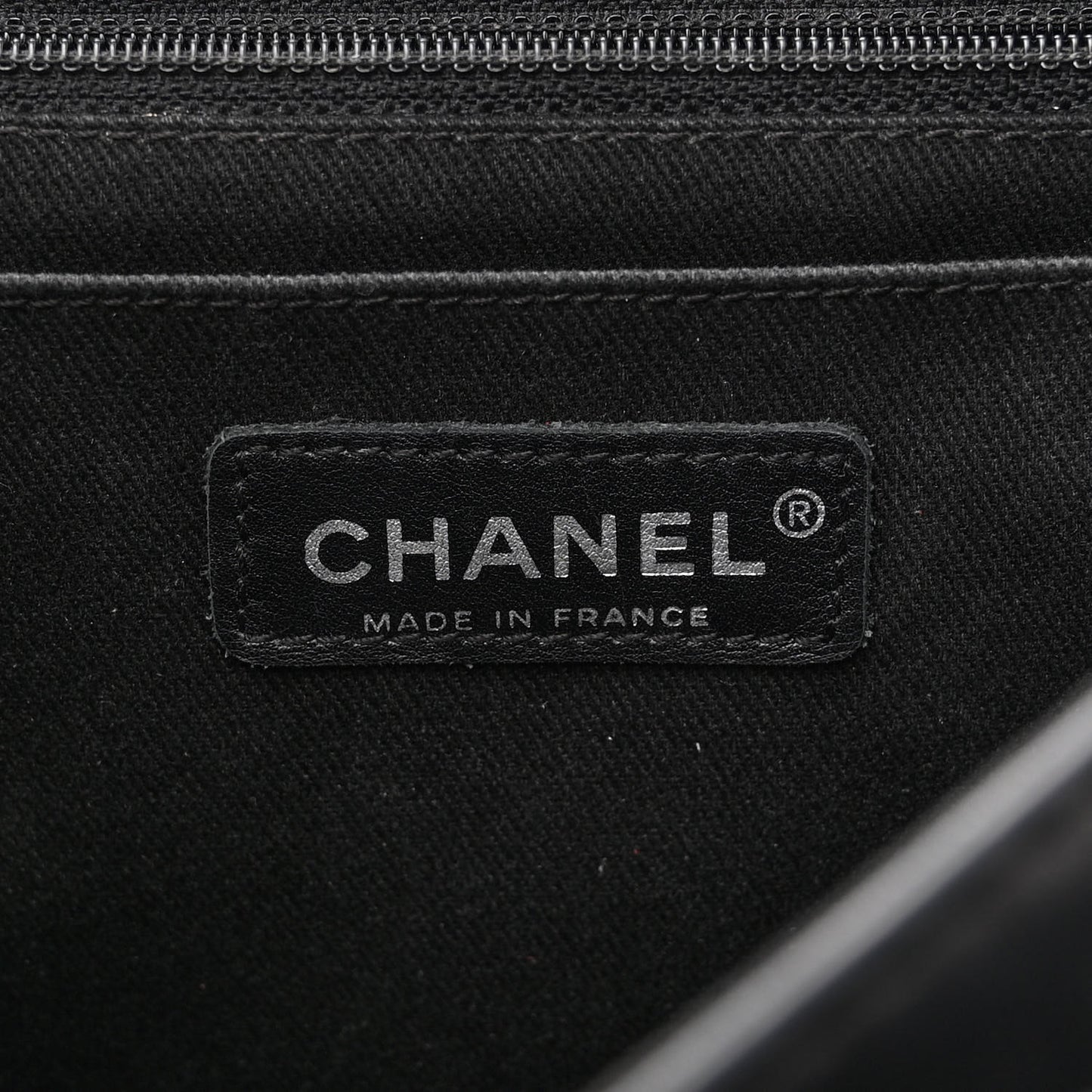 Lambskin Quilted Jumbo Icons Secret Label Flap Black