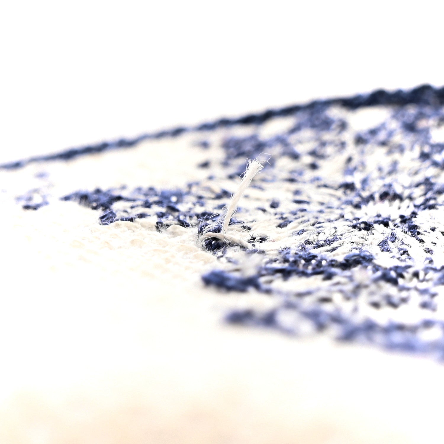 Christian Dior Canvas Reverse Embroidered Rêve d'Infini Medium Lady D-Lite Blue Multicolor 11 of 18