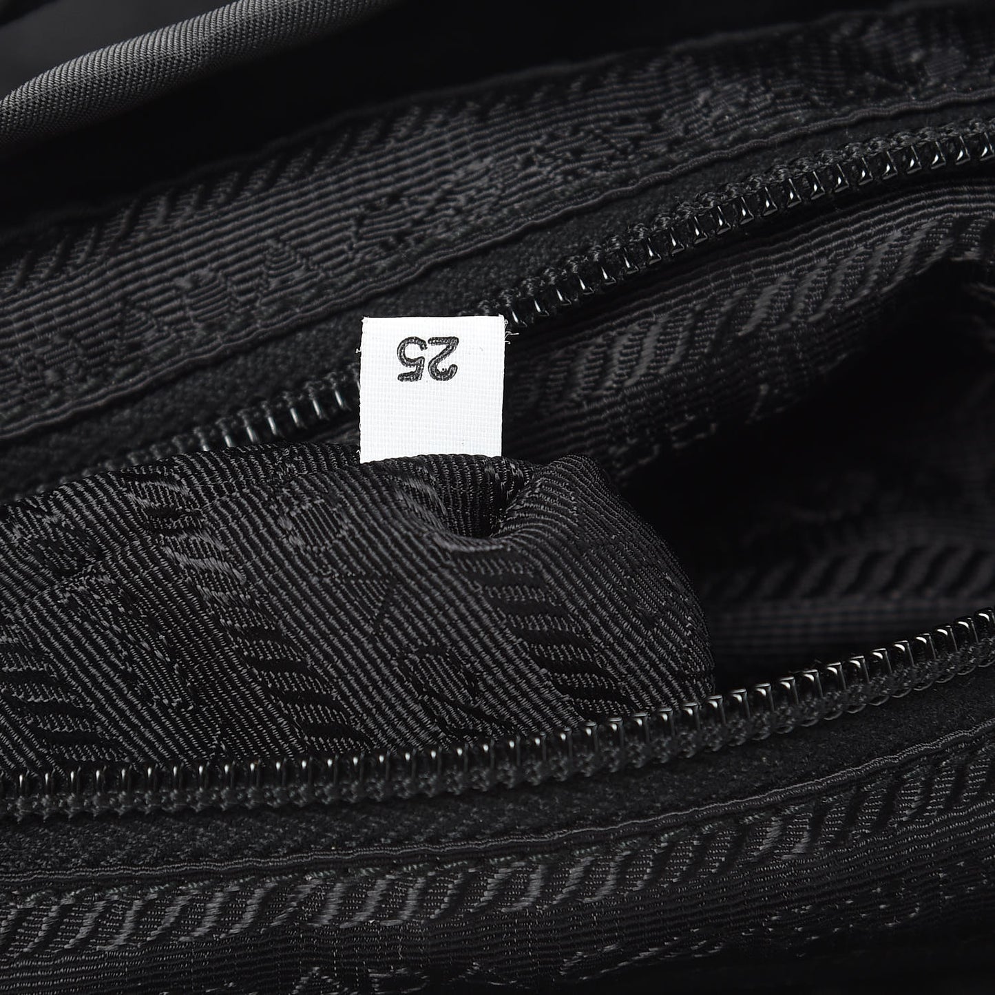 Nylon Vela Saffiano Backpack Black