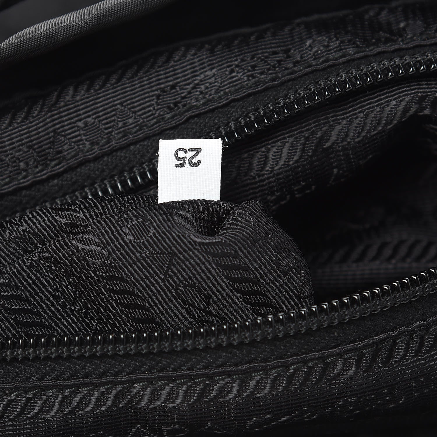 Prada Nylon Vela Saffiano Backpack Black 7 of 10