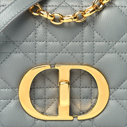 Christian Dior Calfskin Cannage Small Caro Bag Grey 8 of 10