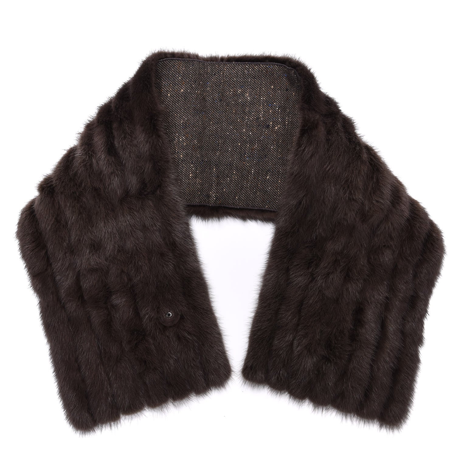 Louis Vuitton Mink Fur Scarf Stole Wrap Brown 1 of 4
