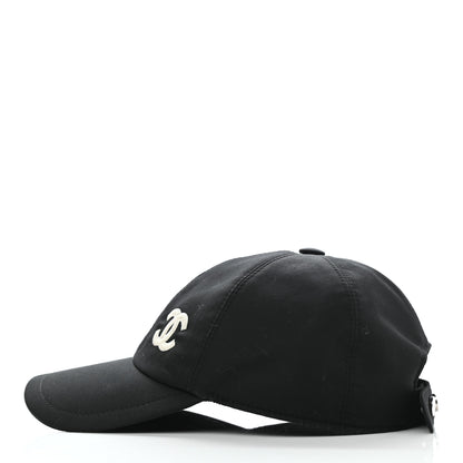 Chanel Cotton CC Cap Hat Black 4 of 9
