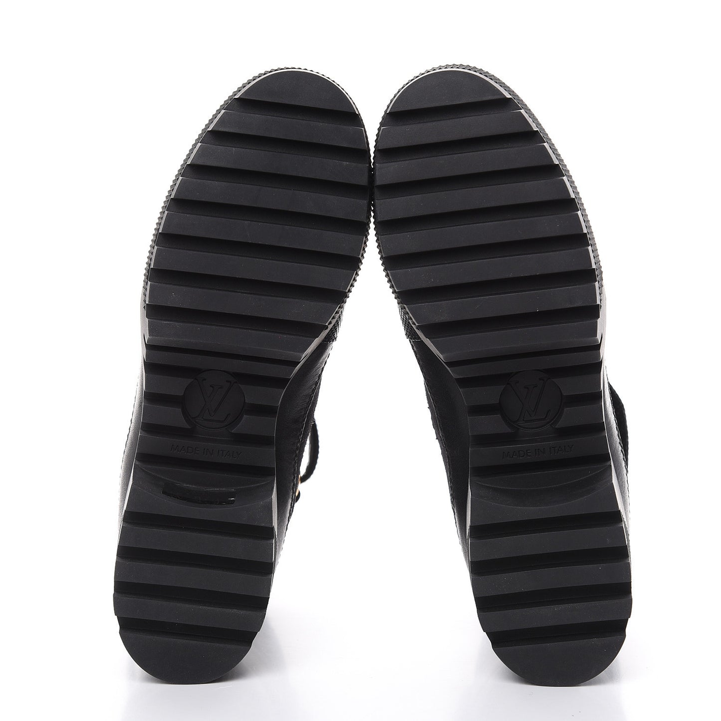 Suede Calfskin Laureate Platform Desert Boots 36.5 Black