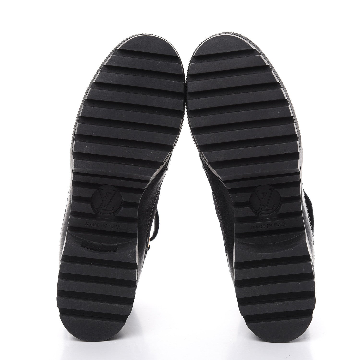 Louis Vuitton Suede Calfskin Laureate Platform Desert Boots 36.5 Black 4 of 7