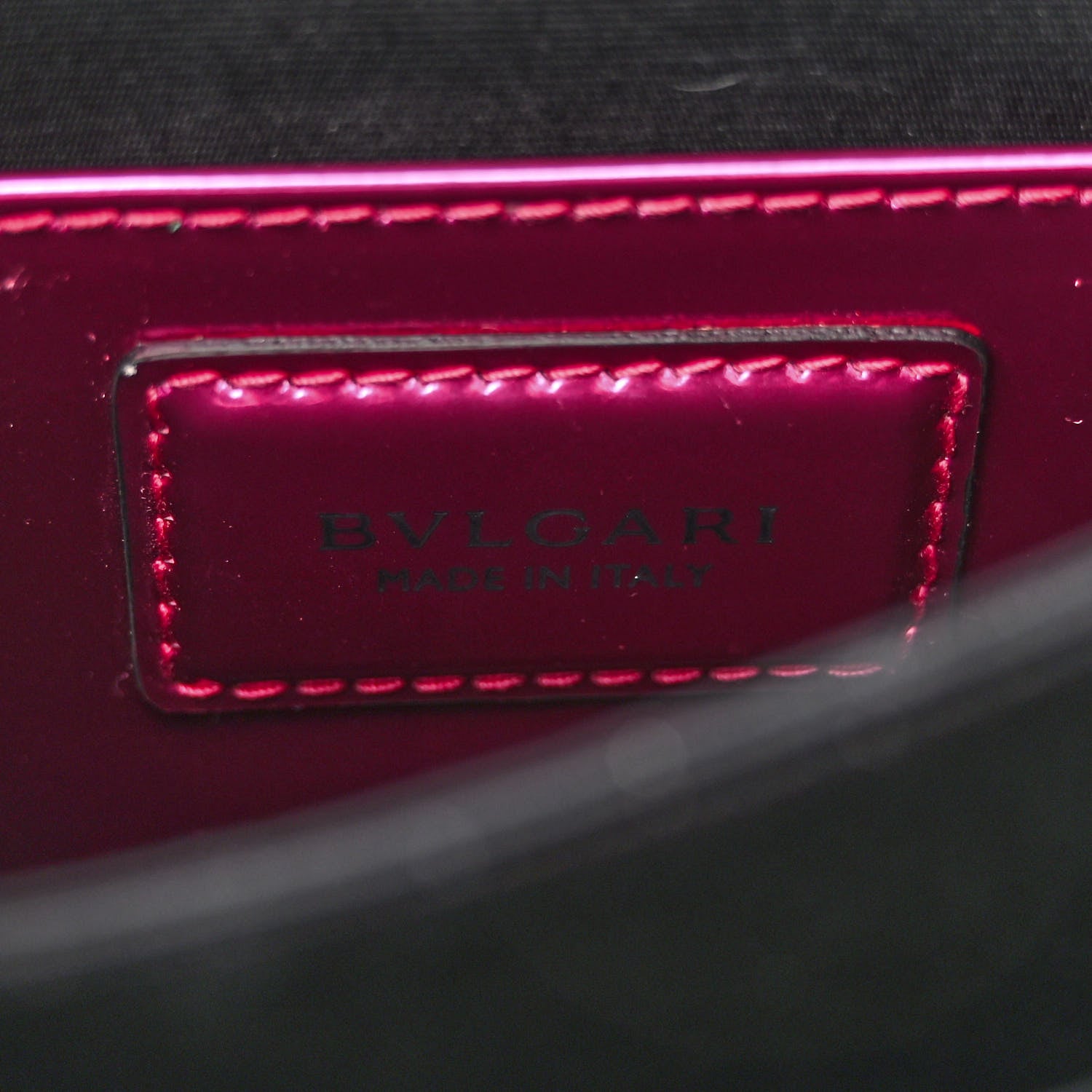 Bulgari Metallic Calfskin Serpenti Forever Top Handle Flash Amethyst 6 of 9